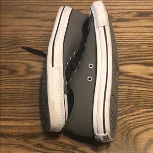 Converse All Star OX Soft Leather Grey Sneakers